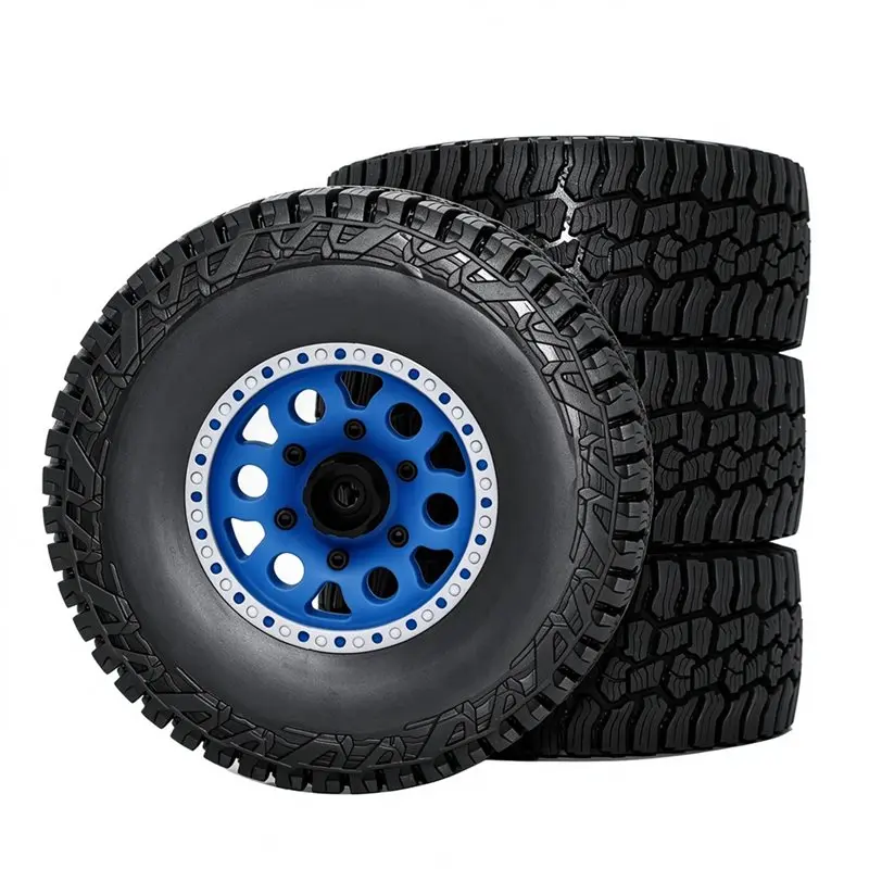 [Buy NEW】 121.5Mm RC Short Course Truck Tires Wheels 12-14-17Mm Hex Adapters For 1/8 1/10 Traxxas Slash Arrma Senton Huanqi