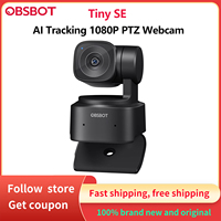 OBSBOT Tiny SE 1080P HD Live Webcam for PC, 100FPS AI Tracking PTZ Streaming Camera with 1/2.8\