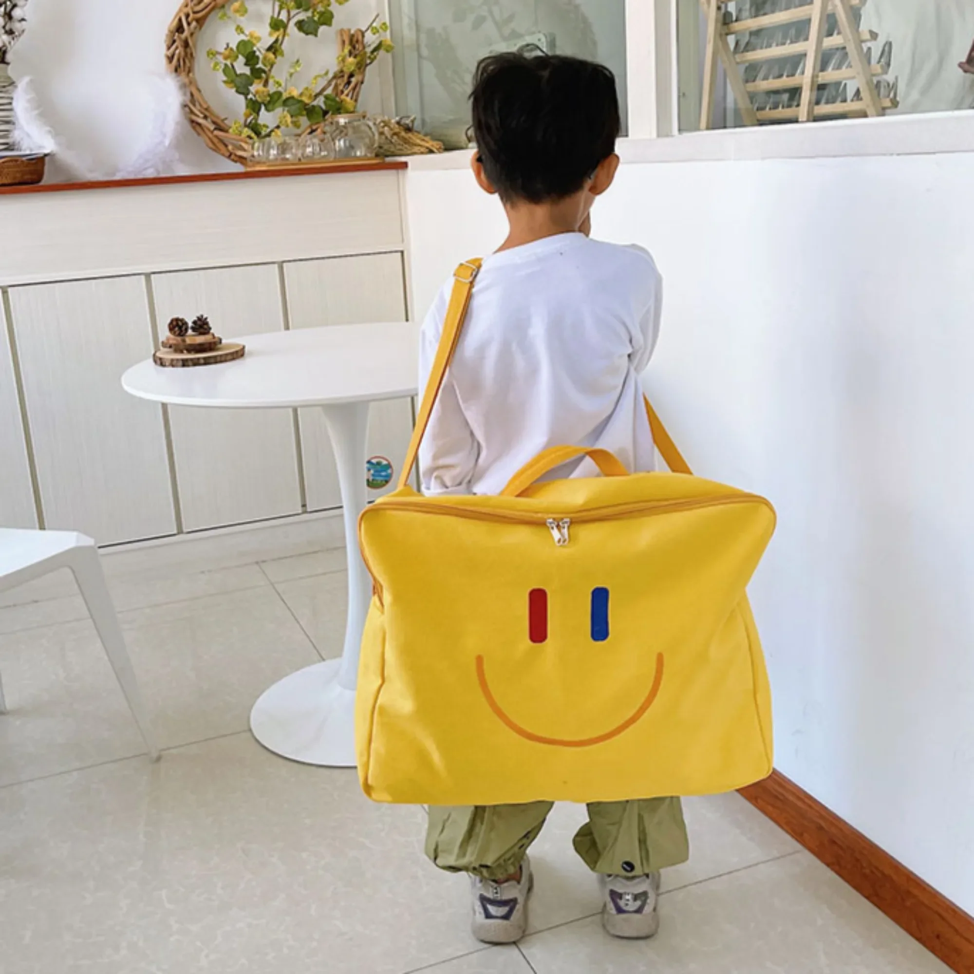 Kindergarten Quilt Storage Bag Cute Home Children Loaded Luggage Moving Packing Bag Portable Clothing Organization Bag