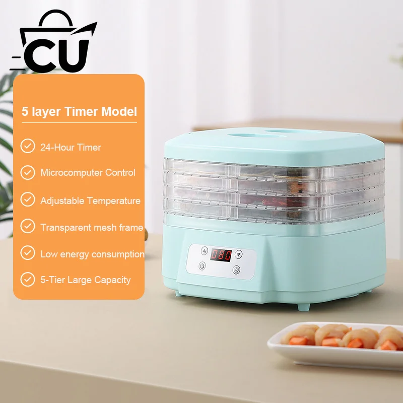 6-layer multi-functional fruit dryer pet snacks flower tea