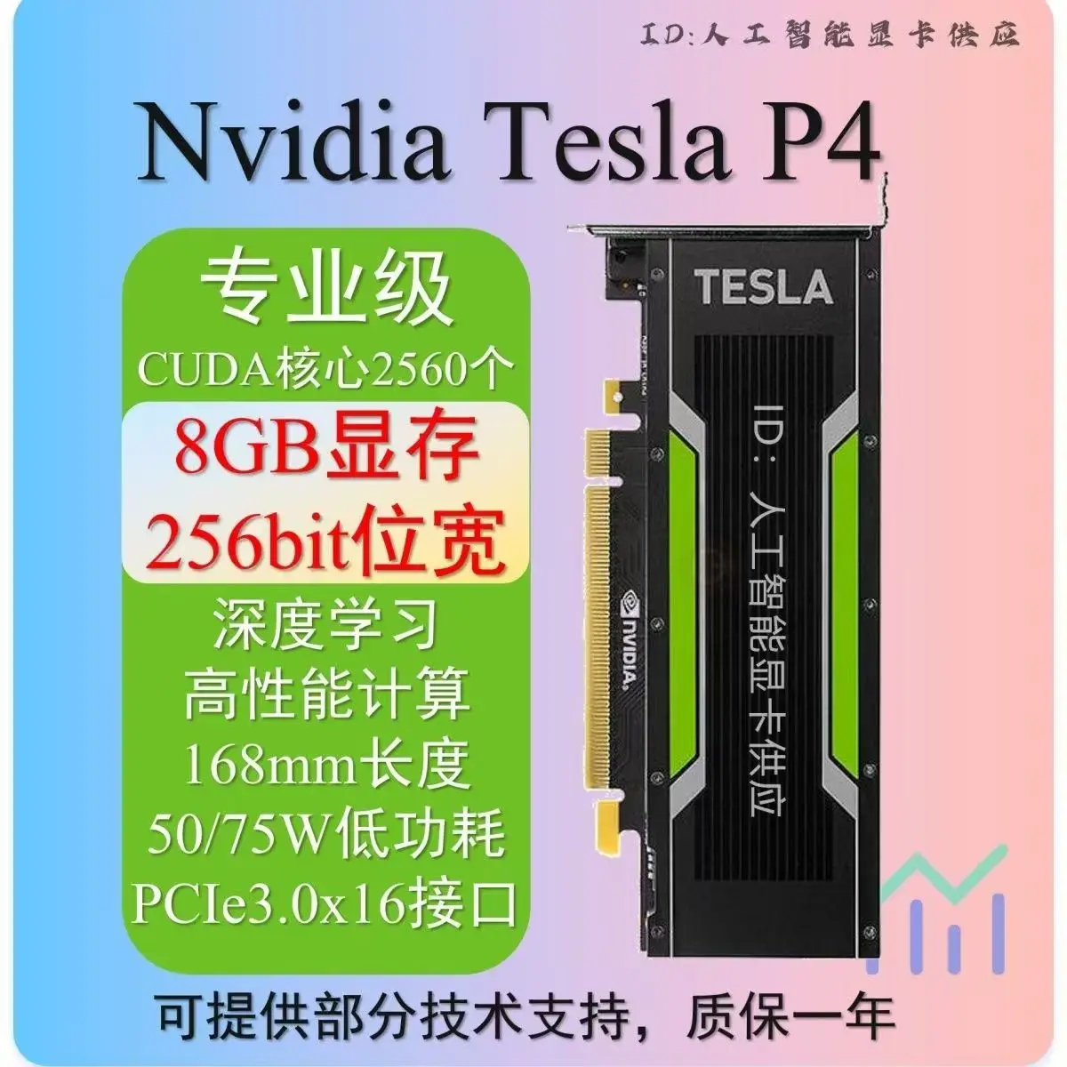 FOR NVIDIA Tesla P40 24G GPU Computing Graphics Card AI Deep Learning AI Computing Card