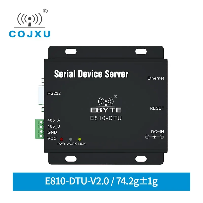 COJXU RS485 RS232 do Ethernet Pełny moduł dupleksowy RJ45 Serwer portów szeregowych Bezprzewodowy moduł nadawczo-odbiorczy E810-DTU-V2.0 Łatwy w