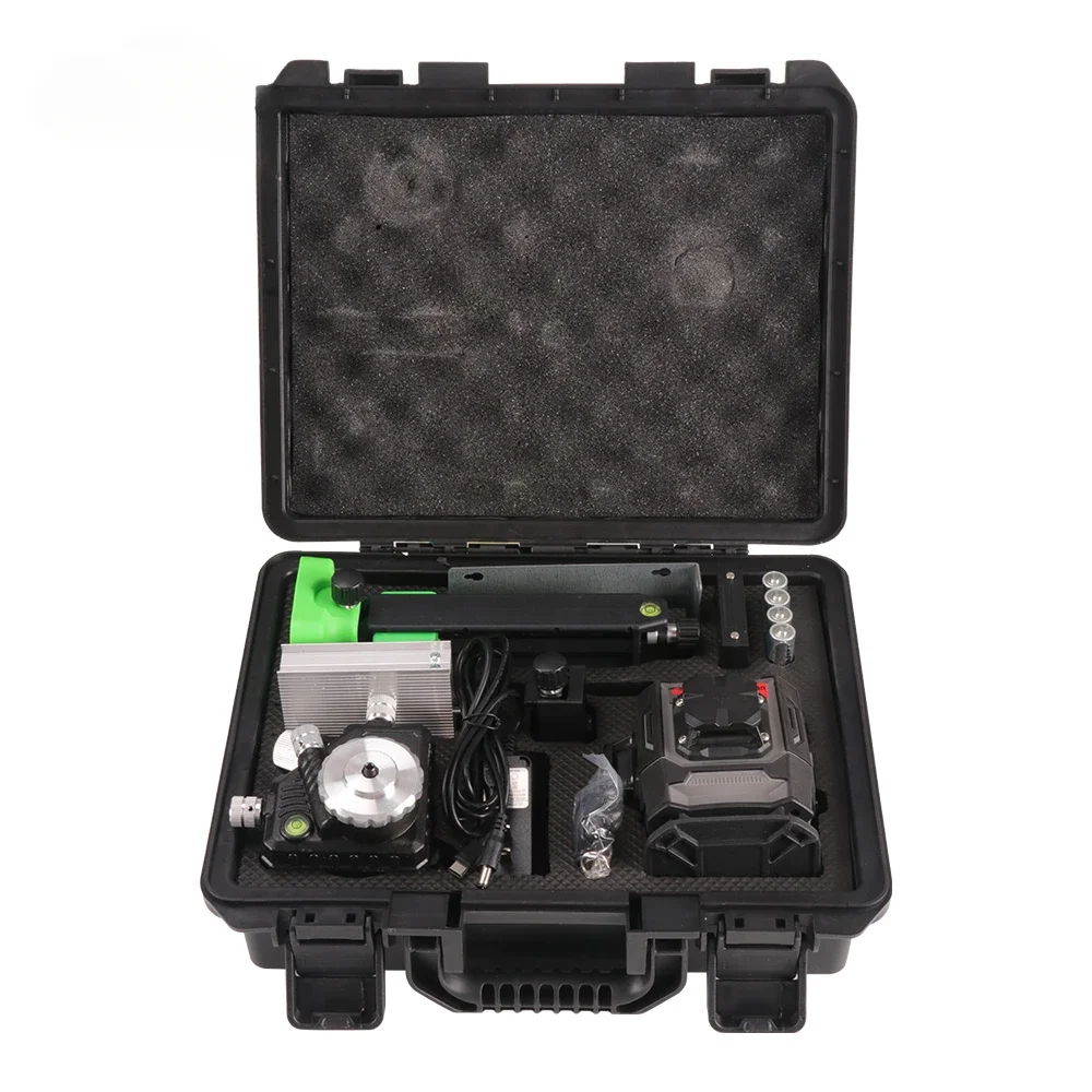 MLA-4D 16 Lines 4D Laser Level Self-Leveling, Green/Red Line Lasers for Construction Tools