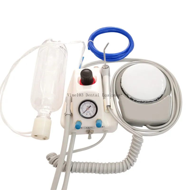 

Простой портативный стоматологический турбинный блок с 2/4 отверстиями, работающий с воздушным компрессором, 3-ходовой шприц, пластиковый корпус, стоматологическое оборудование