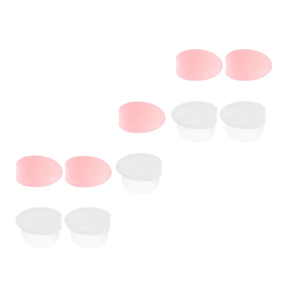 Couvercle Anti-perte pour les lèvres, 10 pièces, couvercle de brosse de maquillage en Silicone Flexible pour un rangement Compact et des couvertures faciles pour les lèvres