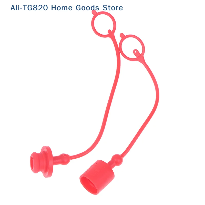 

[TG820]1 Pair Hydraulic Quick Coupler Male Dust Cap And Female Plug Cover PE Rubber Hydraulic Quick Connector Male Dust Cover