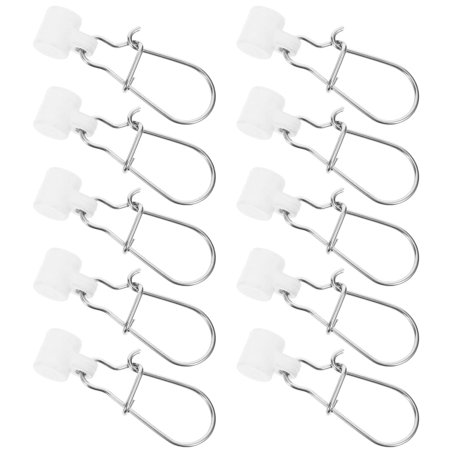 

25pcs Pin Connector Fishhook Slider Tackle Accessories Snaps Copper Fishhooks Kit Line Stainless Steel Reinforced Durable Secure
