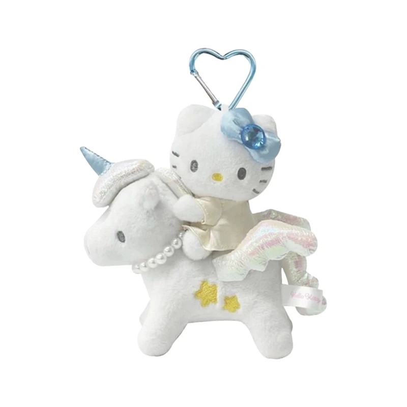 15Cm Kawaii Sanrio Long Legs Heisei Hot Girl Kitt cat Plush Keychain my melody Pendant Cartoon Doll Toy Bag Pendant Gift
