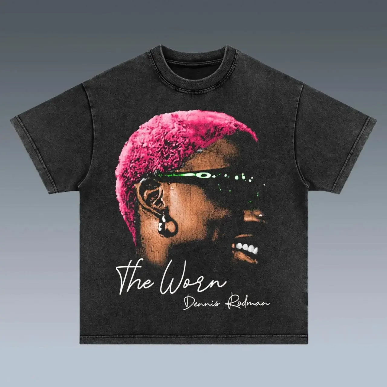 

VINTAGE TEE | DENNIS RODMAN Shirt, Basketball Graphic Tee, Y2k, Unisex T-Shirt, Gift For Men Women Menswear Top Streetwear