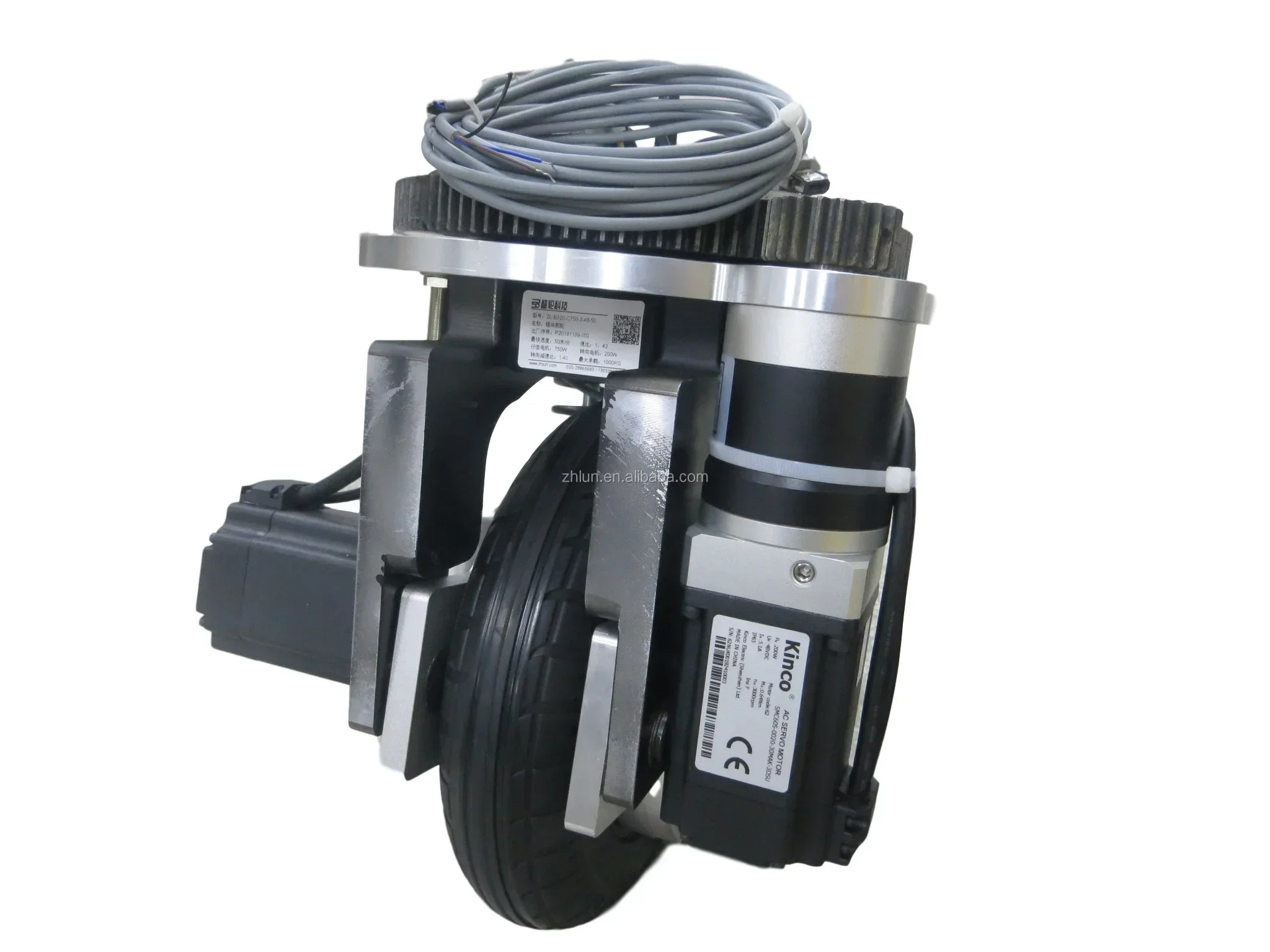 Steering Assembly AGV Core parts DC servo Wheels with Encoder 500w 24v 48V
