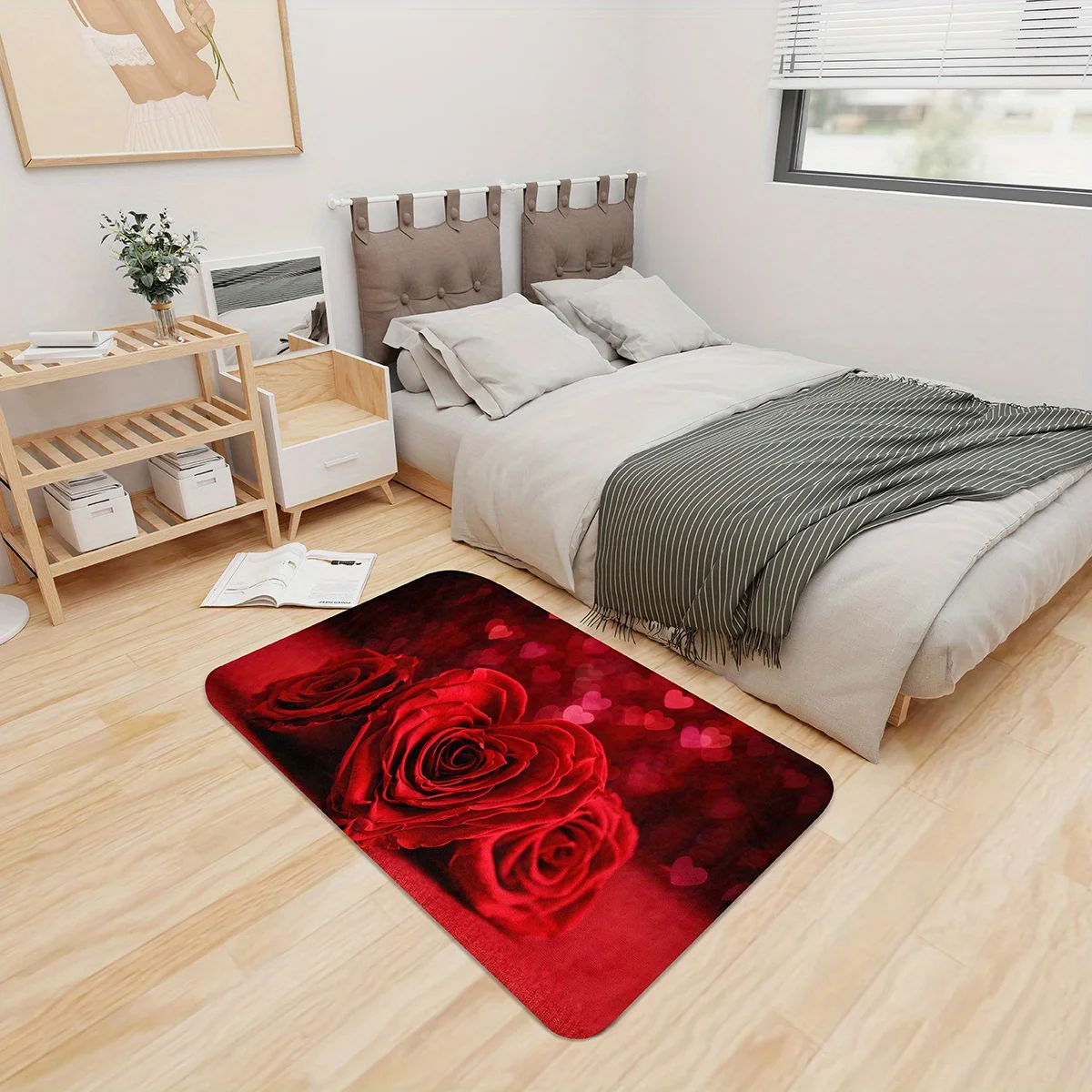 Nautical Fish‑Pattern Entry Mat Simple White Spotted Marine Creature Floor Rug Coastal Decor Carpet for Front Door and Entrance