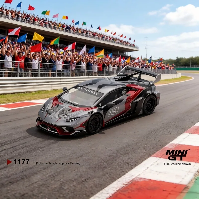 minigt-1-64-ランボルギーニ-ウラカン-gt-ロニン--1177合金製カーモデル-クリスマスギフトコレクションモデル-男の子向けおもちゃ
