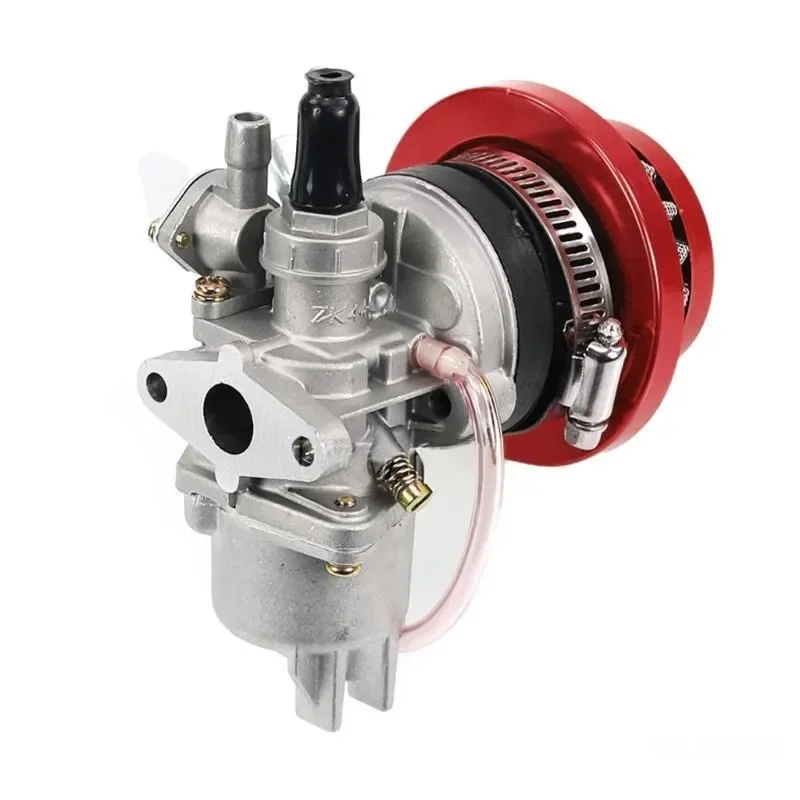 Durable 2-Stroke Carburetor Assembly Air Filter Kit for 47cc 49cc Mini Quad ATV Pocket Dirt Bike Small Off-Road Motorcycle Engin