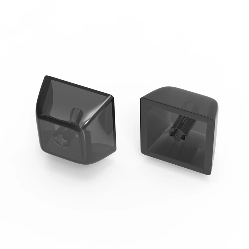 4/20 ปุ่ม XDA โปรไฟล์ 1U 1X คริสตัลโปร่งใส Blank Keycaps สำหรับ MX Switches คีย์บอร์ด DIY ของขวัญสำหรับคนรักเกม