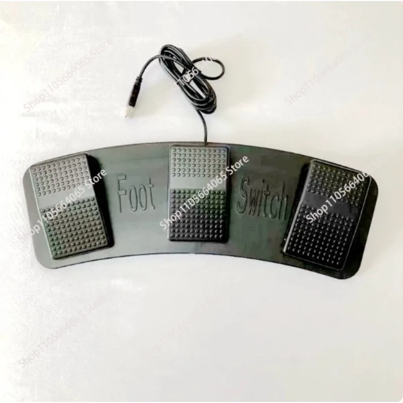 USB 3-Pedal Foot Switch Programmable Custom Keys for Gaming & Medical Imaging Capture, Keyboard Mouse Emulator view 4