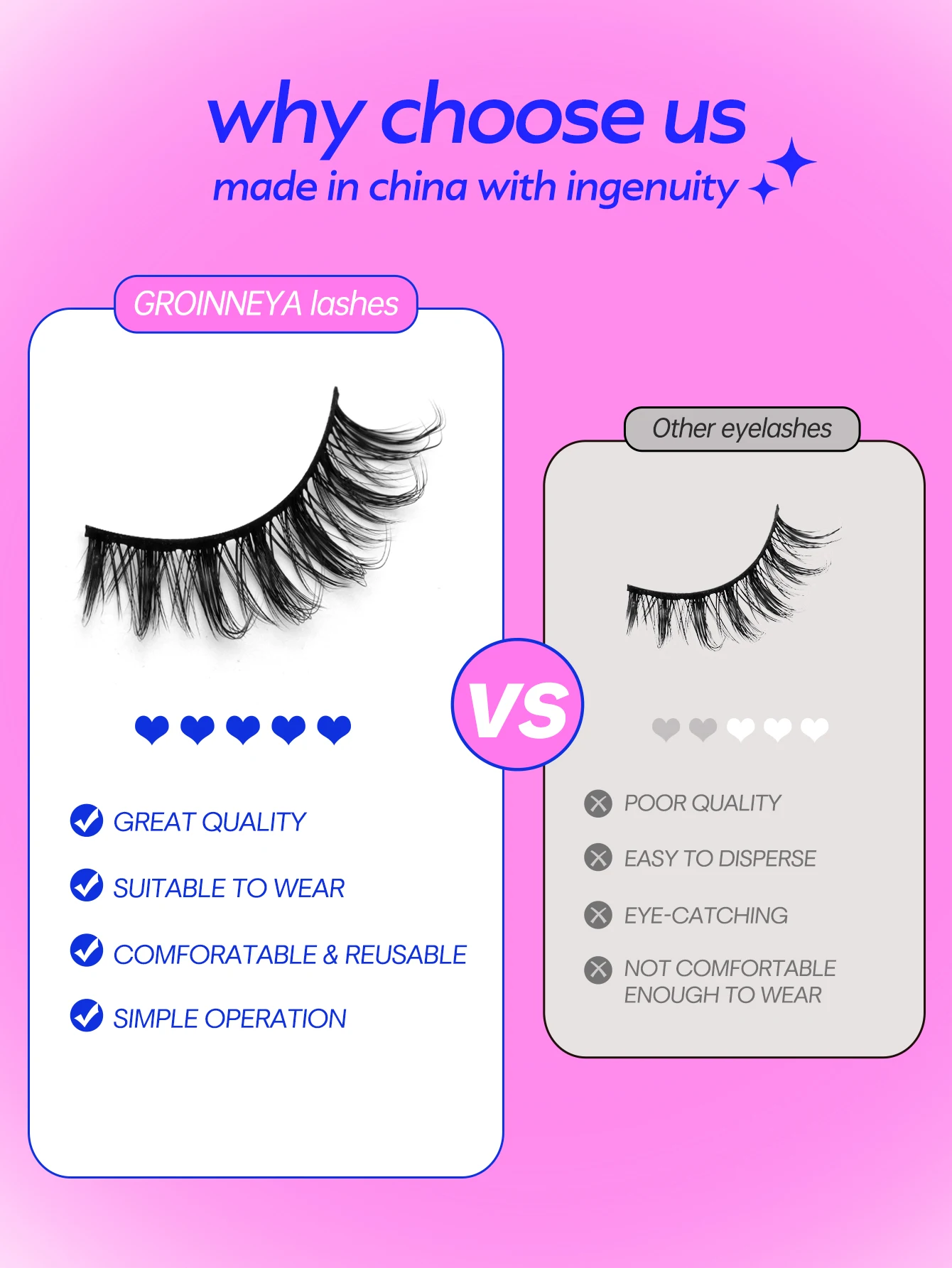 Lasvirey Pestañas postizas naturales de manga, pestañas de ojo de gato, suaves, naturales, largas, rizadas, 3D, extensión de pestañas de visón sintético, maquillaje