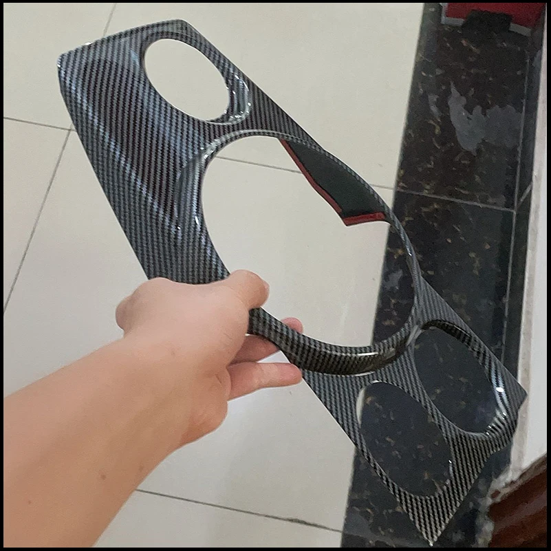 

Car Styling For Mitsubishi ASX 2011-2017 LHD Gear Box Panel Water Cup Holder Cover Trim Decoration Strip Auto Parts Accessories