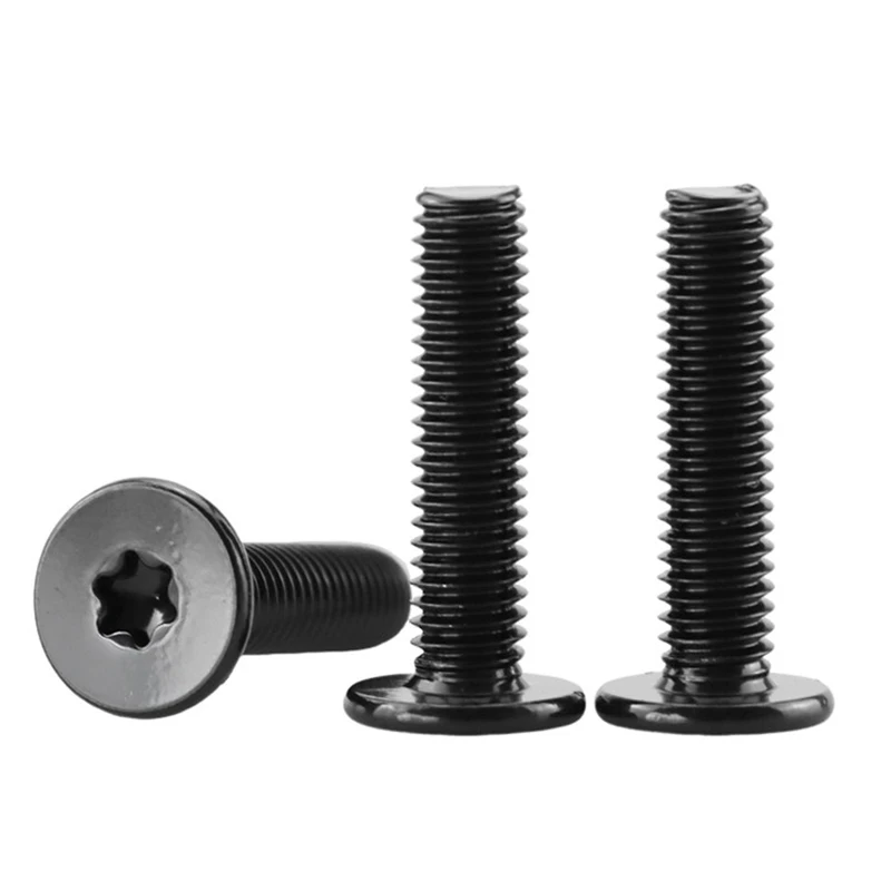 10/ 50pcs M2 M2.5 M3 M4 M5 M6 Zinc Plated 304 Stainless Steel CM Six-Lobe Torx Ultrathin Super Low Flat Wafer Head Bolt Screw