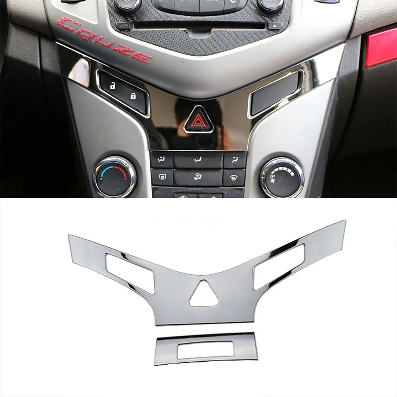 For Chevrolet Cruze 2009-2015 Central Control Button Panel Trim Car Styling Sticker Car Interior Accessories