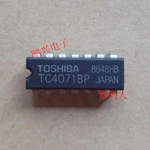 10PCS  TC4071BP  IC  DIP-14