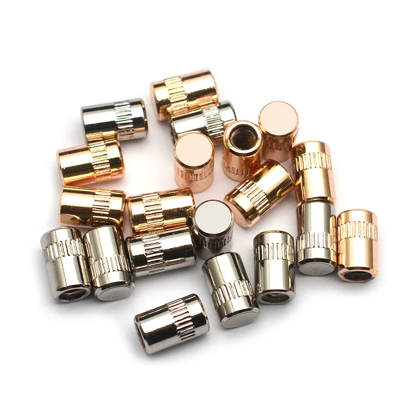 For Electric Guitar Solid Brass Switch Knob M3.5/M4 Thread Cap for 3-Way Toggle Pickup Selector Switch