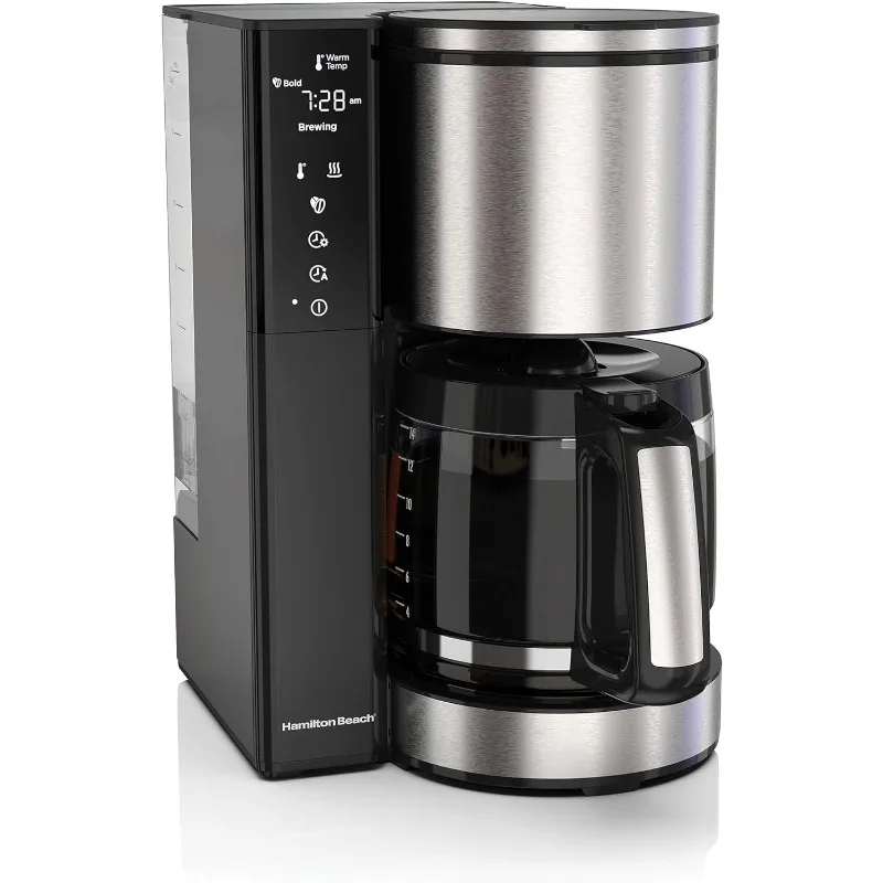 14-Cup Programmable Coffee Maker with Easy Measure Light-Up Reusable Filter, Removable 70-Ounce Water Tank