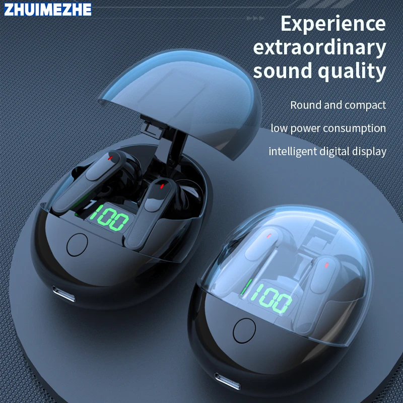 ZHUIMEZHE Pro1 Wireless Headset High Quality Bluetooth Headphones Smart Touch With Mic HiFi Music Earphone Waterproof Earbuds