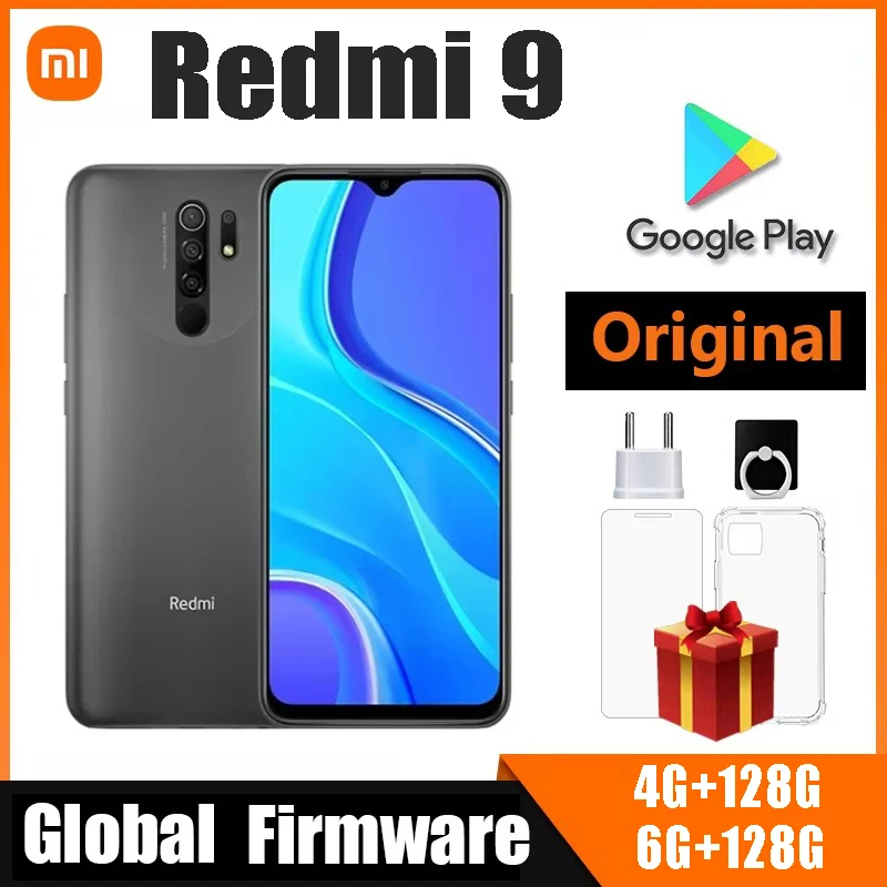 Xiaomi Redmi 9 Smartphone MediaTek Helio G80 Octa Core 13MP Quad Camera Global rom Cellphone 5020mAh 6.53 Display used phone