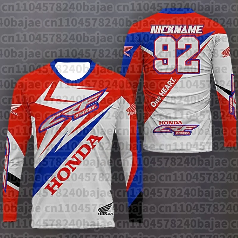 

Honda Latest 2026 Off Road Motorcycle T-Shirt Mountain #243 Breathable Jersey Quick Dry Racing Top Comfortable Riders Choice