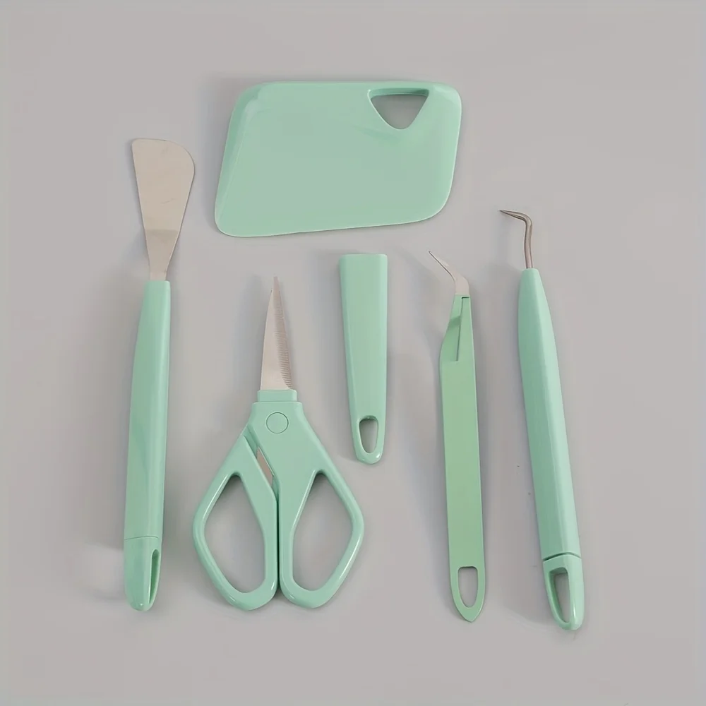 5pcs, Vinyl Weeding Tool Kit, Basic Tool Kit for Cricut and Silhouette, Siser, and Oracal Vinyl