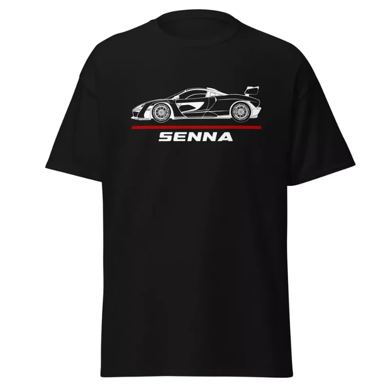 2024 Men T Shirt Casual McLarens Senna Supercar 2 Car Enthusiast T-shirt Graphic Summer Short Sleeves 100% Cotton S-3XL Cool Tee