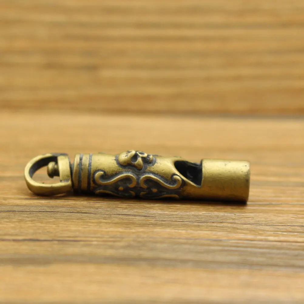 Pattern Whistle Pendant Mini Portable Decorative Emergency Outdoor Camping Whistle Camping Supply