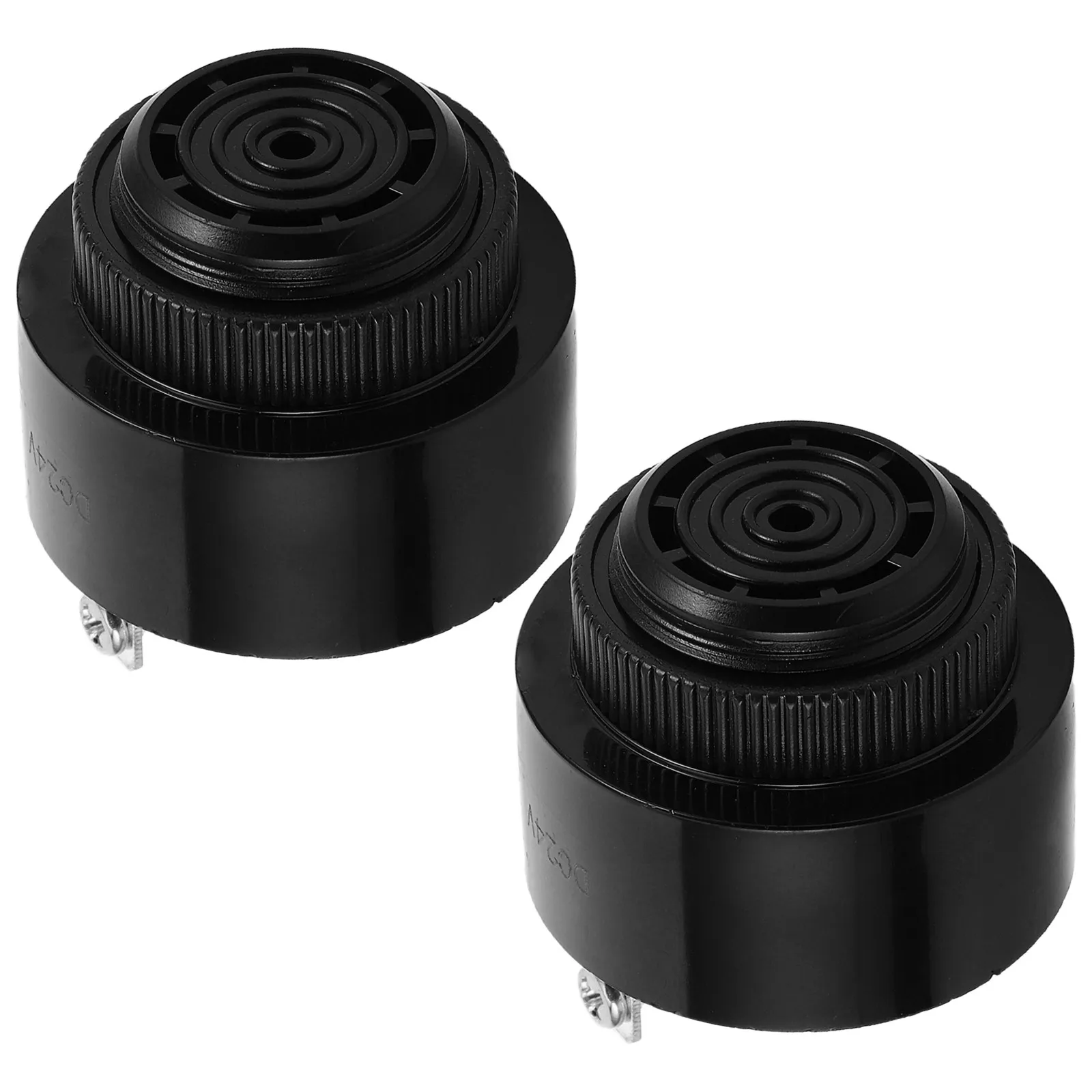 2Pcs Continuous Buzzer Alarm Electronic Piezoelectric Sfm380 Industrial Warning Signal 12V 24V Control Panel Reverse Car Alarm