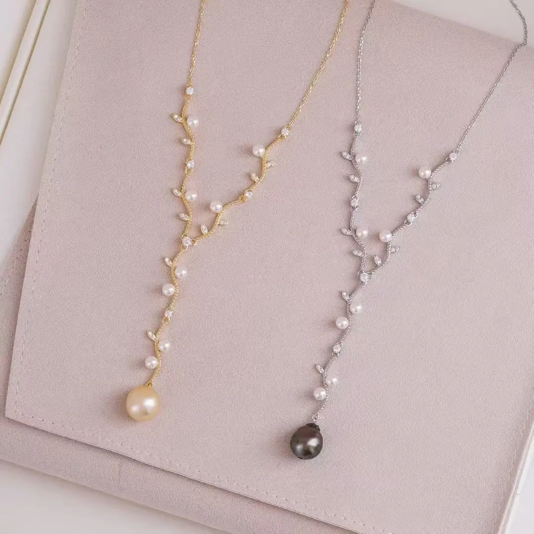 Exquisite 925 Sterling Silver Necklace Mountings Findings Jewellery Mounts Parts Fittings Accessories for 4-12mm Pearls