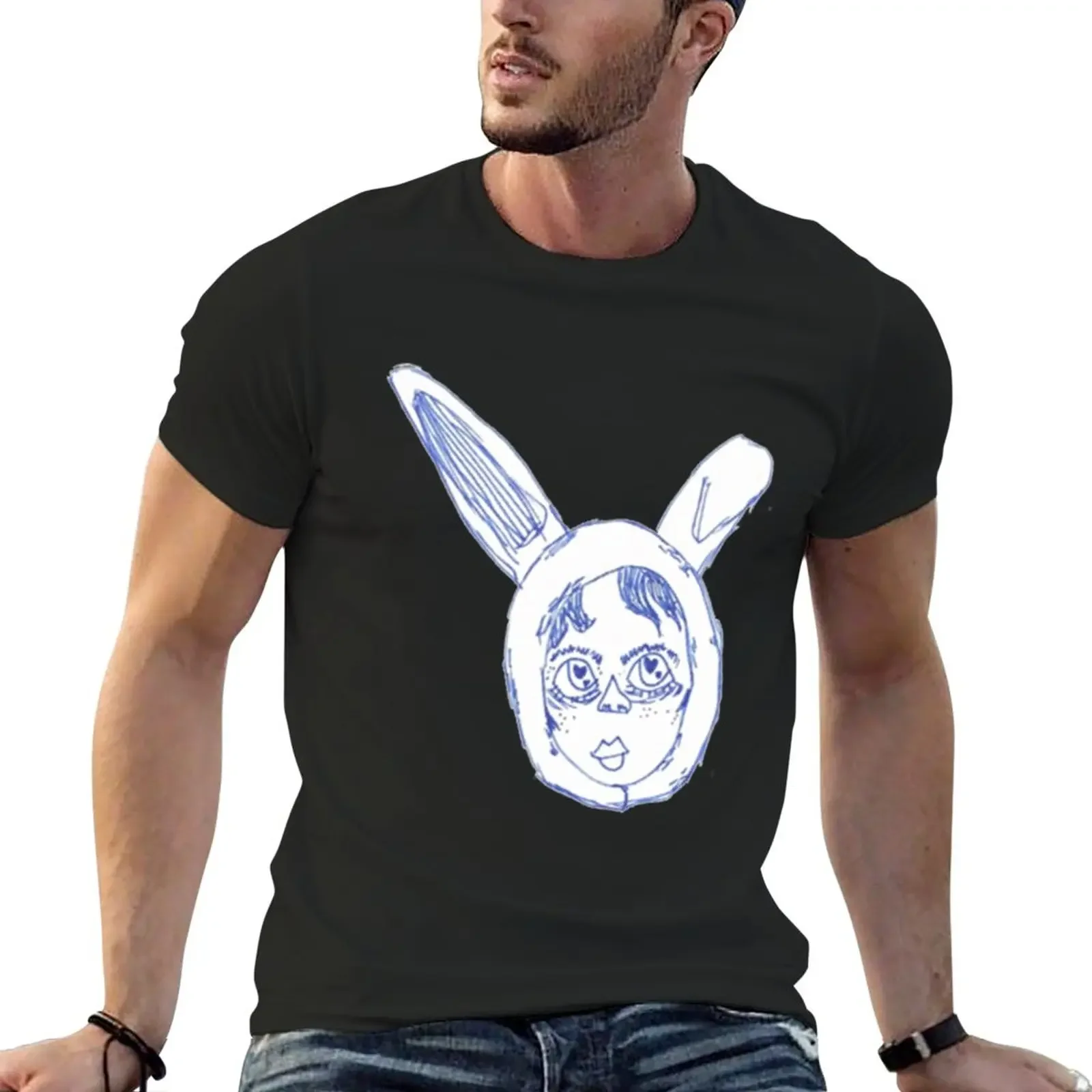 

cute enya enjajaja bunny T-Shirt summer top oversized t shirts for men pack