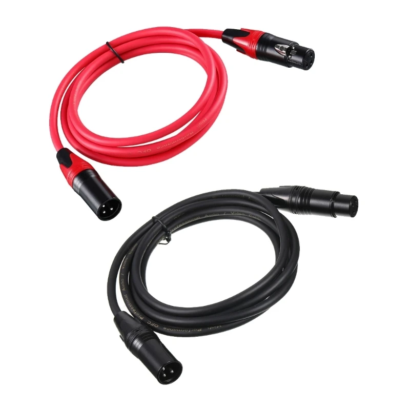  3 Pin Male to Female Mic Speaker Cable for Recording Applications, Mixers
