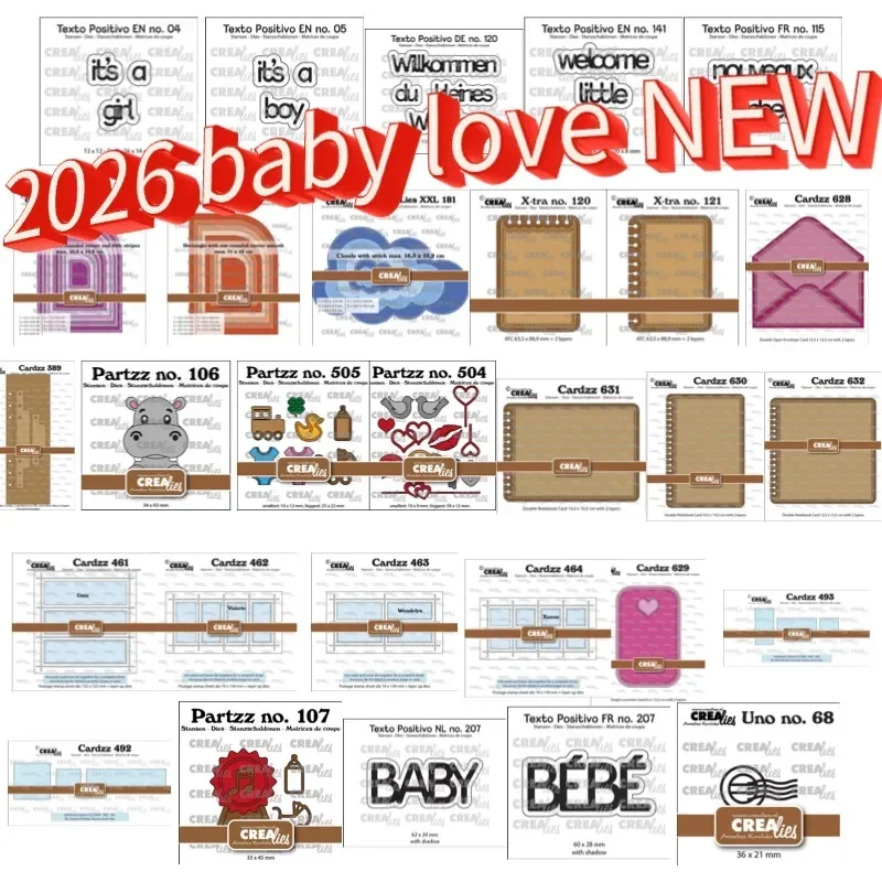 Verzendkosten Babyjongen Vierkante Cloud Stansmessen Scrapbook Dagboek Decoratie Sjabloon Embossing Sjabloon DIY Wenskaart Handgemaakt 2026 - afbeelding 2