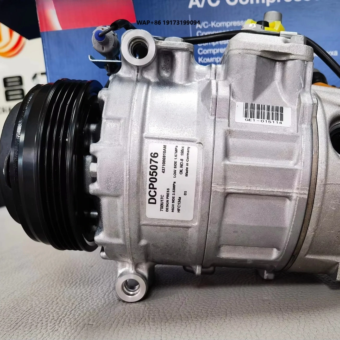 

Высокоточный автомобильный компрессор кондиционера 12В 437100-6910 64509154072 для Rolls-Royce Ghost X5 X6