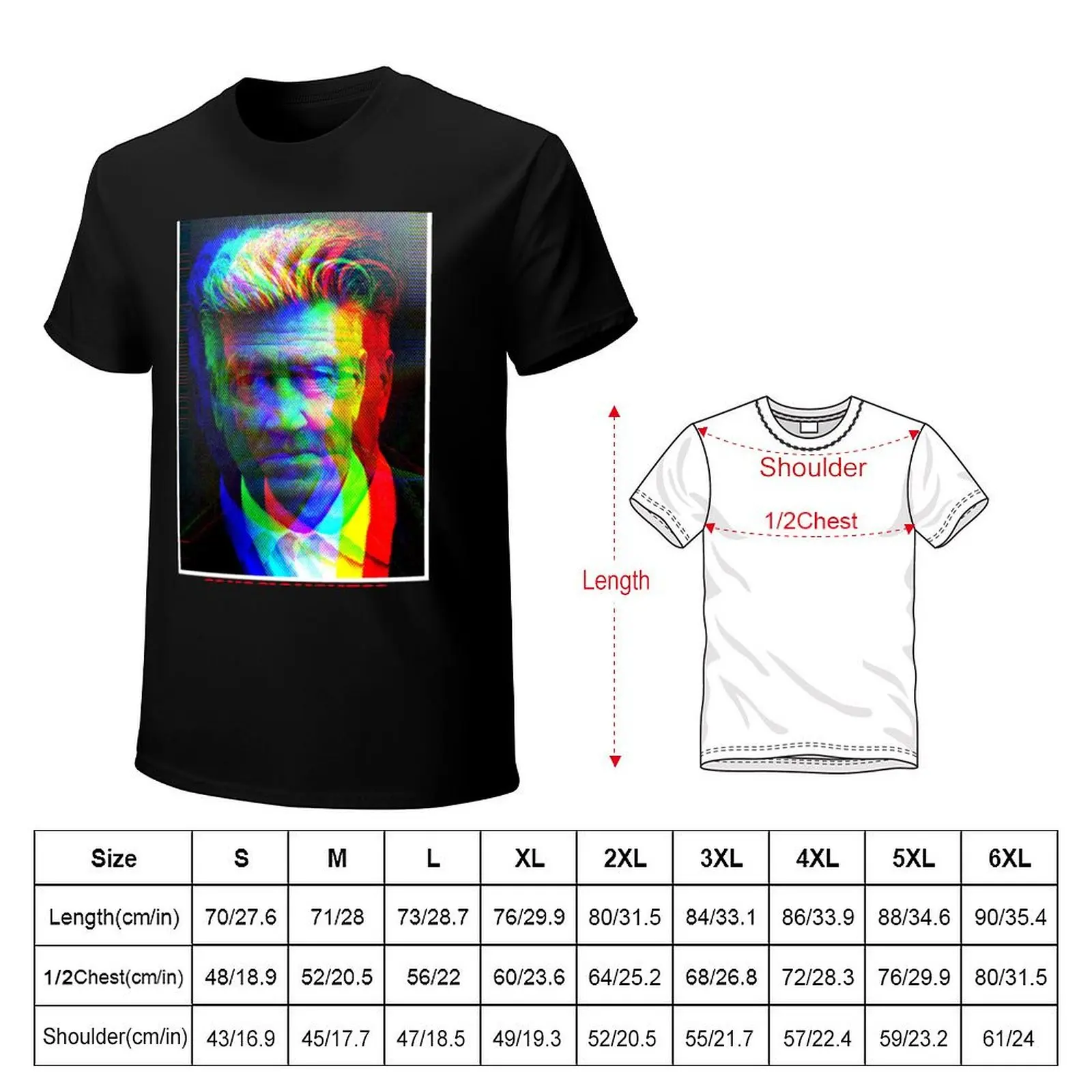 David Lynch Consciousness T-Shirt Casual All Match Tee Shirt for Men
