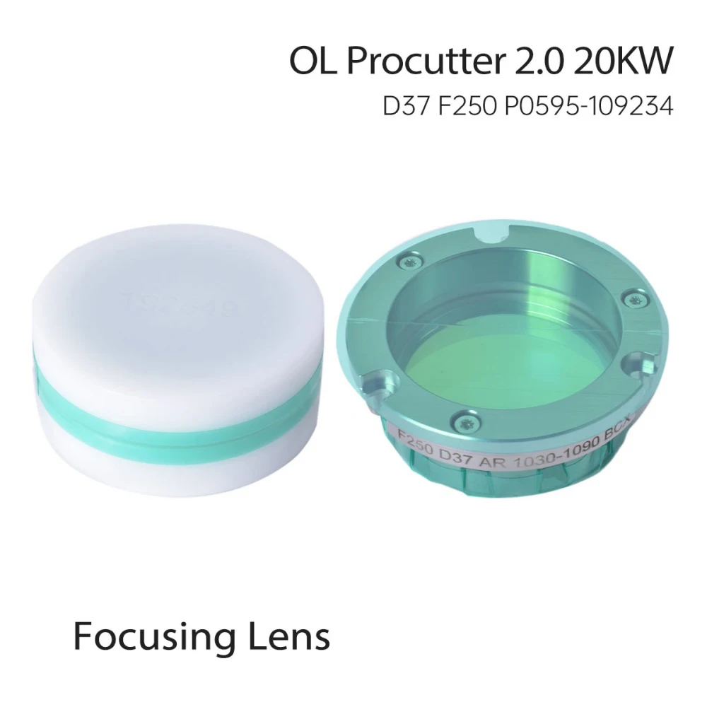 Original Precitec Laser Focusing Collimating Glasses Lens with Holder D30 D37 for HPSSL Procutter 1.0 2.0 Laser Cutting Head