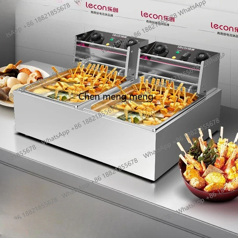 

Electric Fryer Commercial Single Cylinder Double Cylinder Timing Large Capacity Fryer, French Fries Fryer