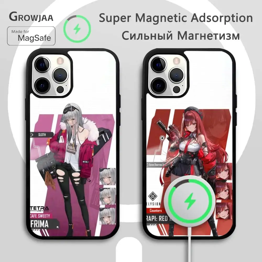 

G-Goddess Of Victory Nikke Phone Case For iPhone 17 16 15 14 13 12 11 Pro Max Plus Mini Magsafe Mirror Wireless Magnetic Funda