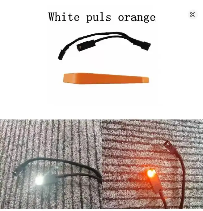 LED-Getränkehalter-Ambientebeleuchtung Orange/Eisblau Mittelkonsole Atmosphärenlampe Passend für BMW 3er F30 F31 F34 M3 4er F32 F33