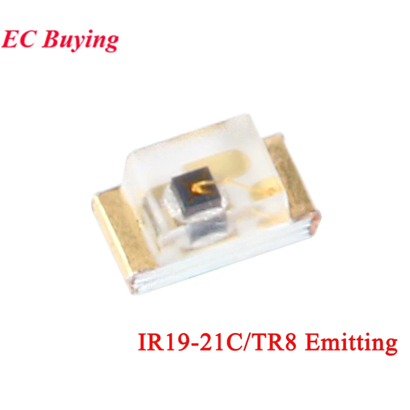 10pcs/lot 0603 940nm IR19-21C/TR8 IPT19-21B/L41/TR8 SMD IR Receiving Head Receiver Tube Infrared Emitting Transmitting Diodes
