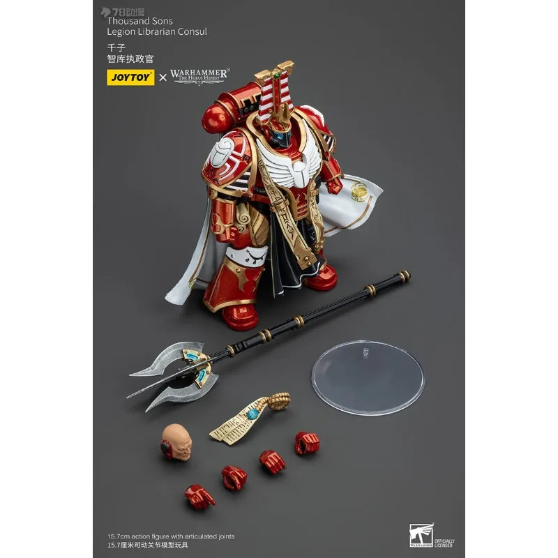 Joytoy original warhammer 40k série governador de hh qianzi think tank figura de ação modelo brinquedos modelo colecionável presentes para meninos