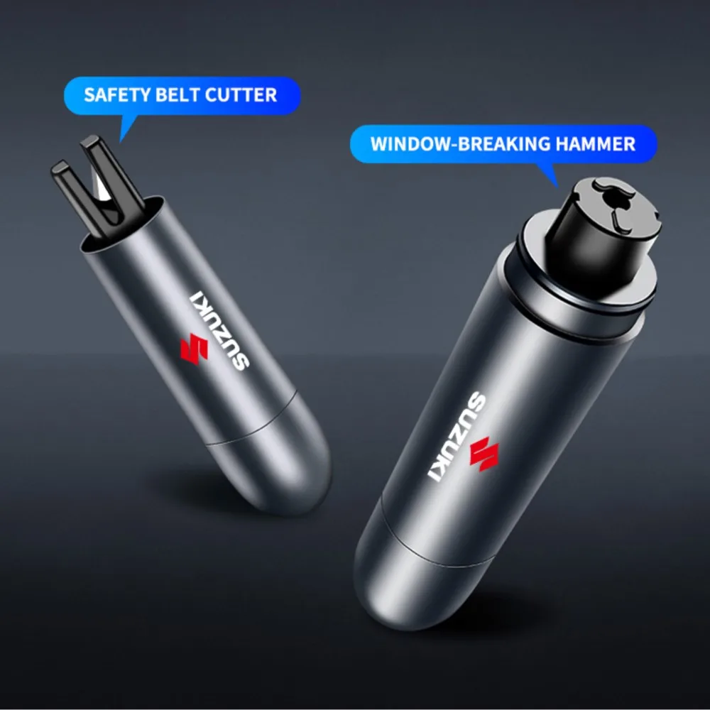 

Автомобильный молоток безопасности, резак для ремней безопасности, стеклобой, аварийный инструмент для побега для Suzuki Grand Vitara Sx4 Swift Alto Jimny, аксессуары