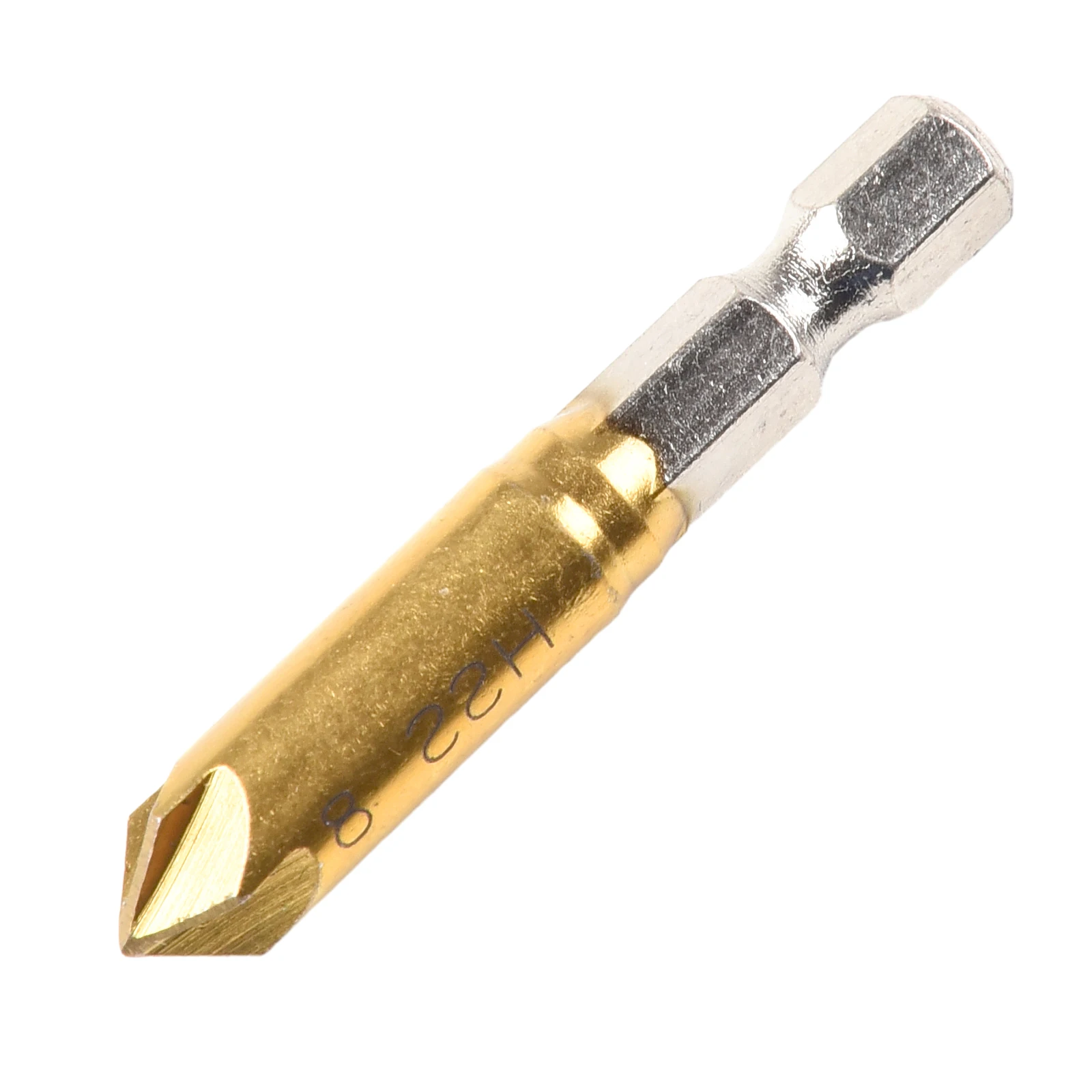 5 Flute 90 Degree Countersink Drill Bit 1/4Inch Hex Shank Chamfer Cutting Woodworking Hole Opener For Wood Metal Drilling Tool