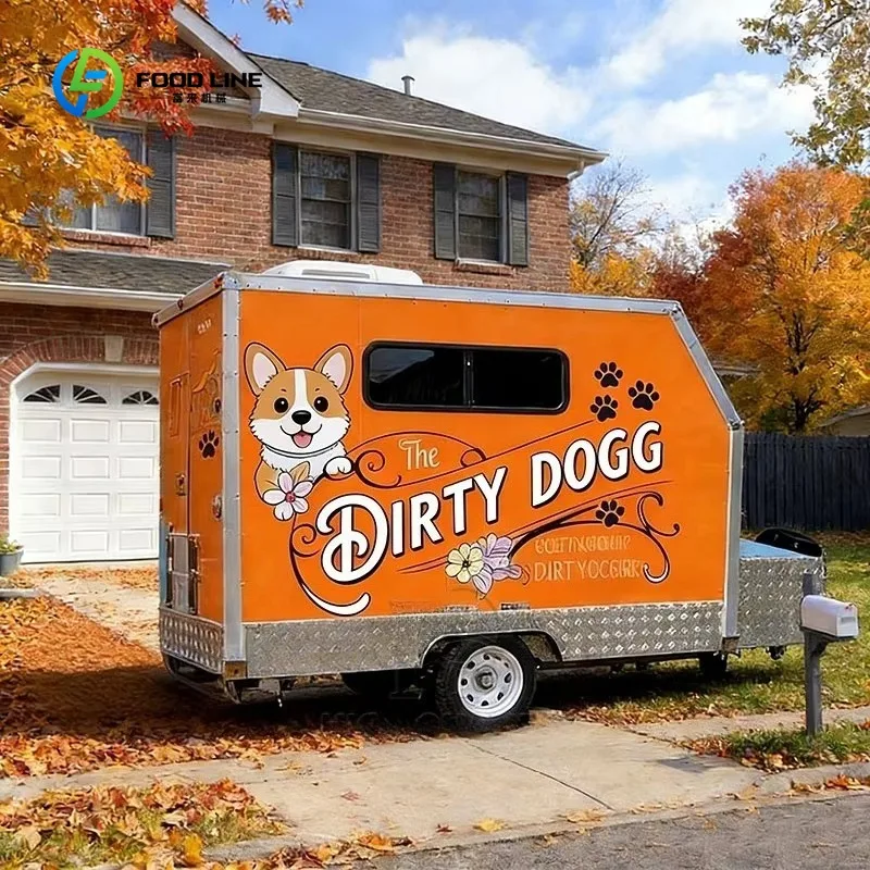 Customized New Design Mobile Pet Grooming Trailer with Slung Structure for Enhanced Stability and Road Safety