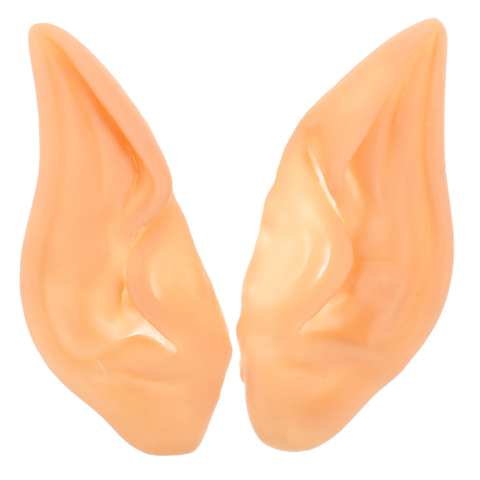 زوج واحد من آذان مدببة ناعمة من الأذنين الصناعية لحفلات التنكرية وإكسسوارات الهالوين التنكرية للاستخدام متعدد الاستخدامات لجميع الأعمار