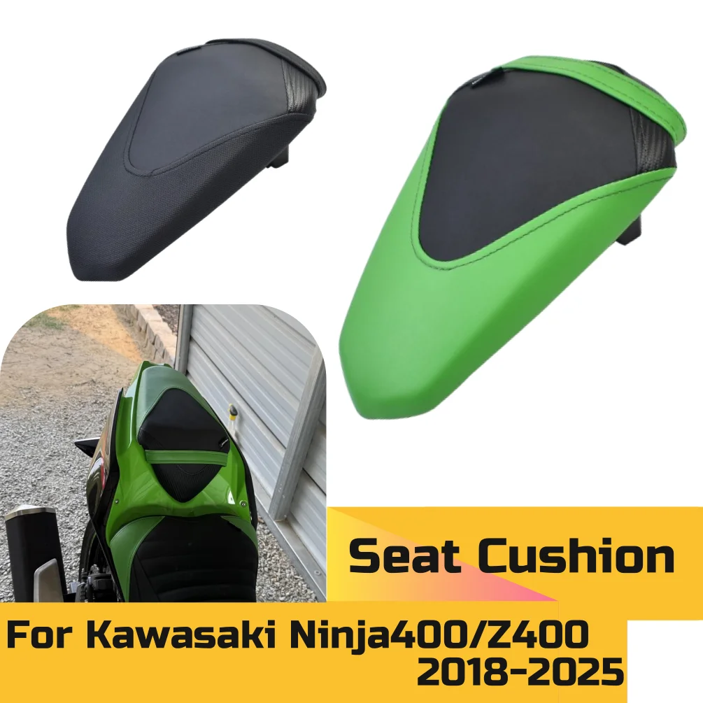 

Накладка на заднее сиденье Ninga 400 для Kawasaki Ninja400 Z400 2018-2025 2024 2023, чехол для подушки пассажирского сиденья, аксессуары для мотоциклов